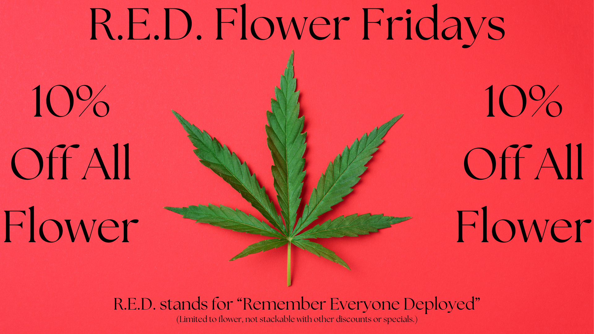 RED Flower Fridays