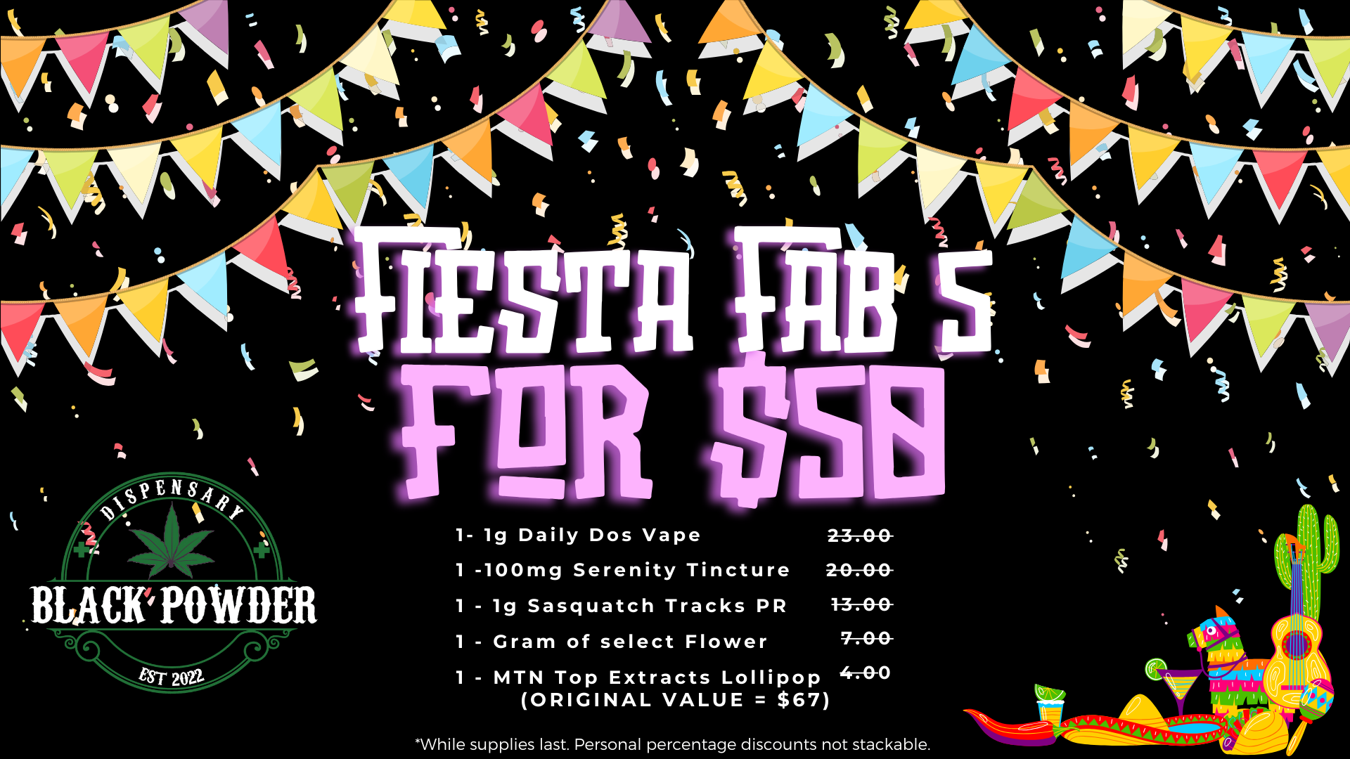 Fiesta Fab 5